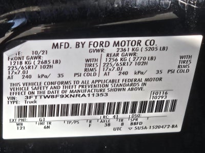 2022 Ford Maverick LARIAT AWD SuperCrew