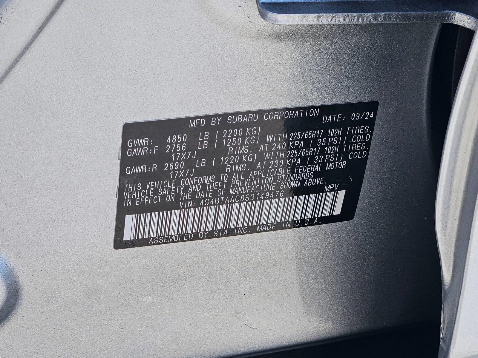 2025 Subaru Outback AWD