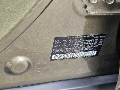 2023 Subaru Outback Onyx Edition CVT