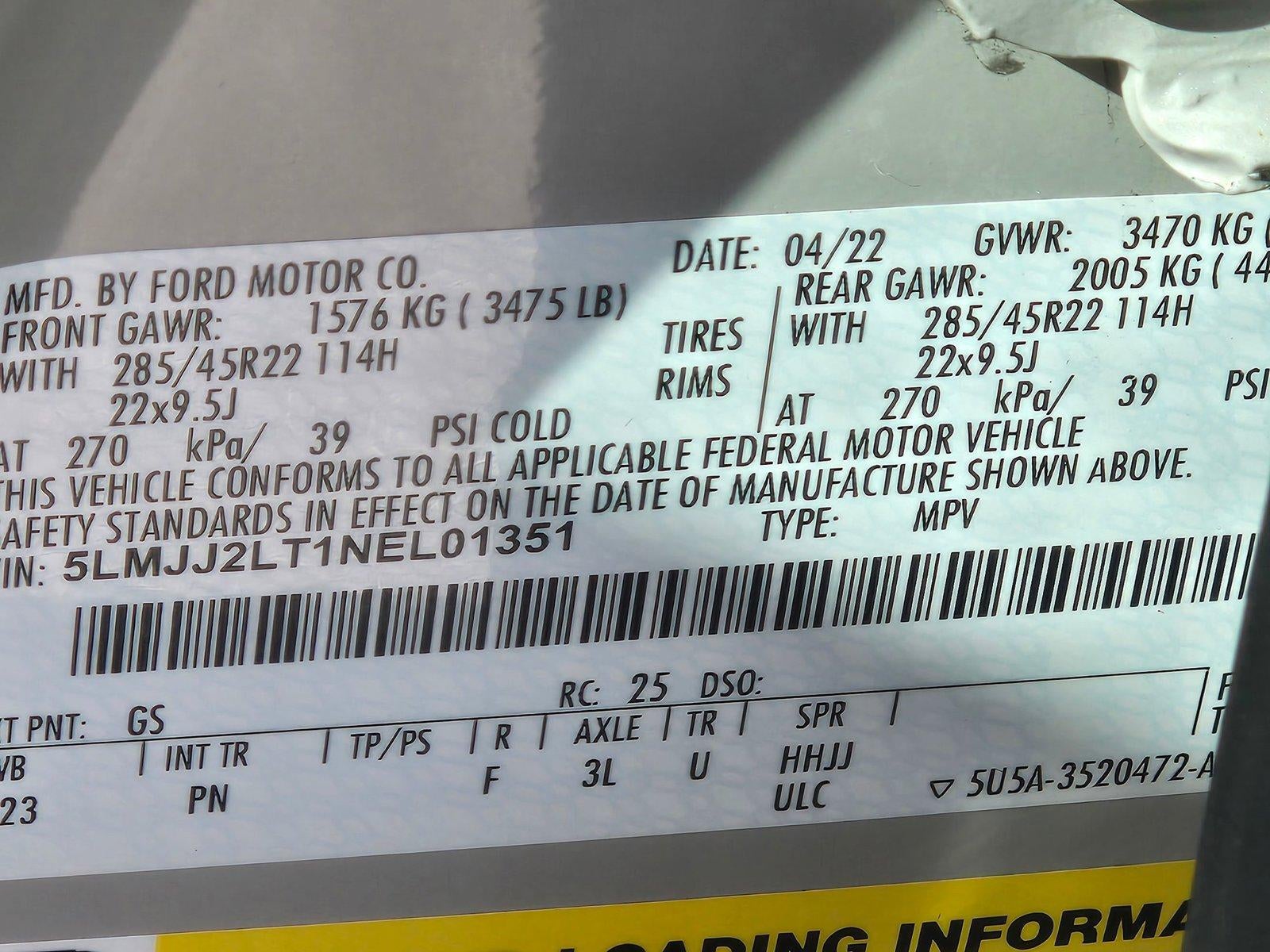 2022 Lincoln Navigator Reserve 4x4