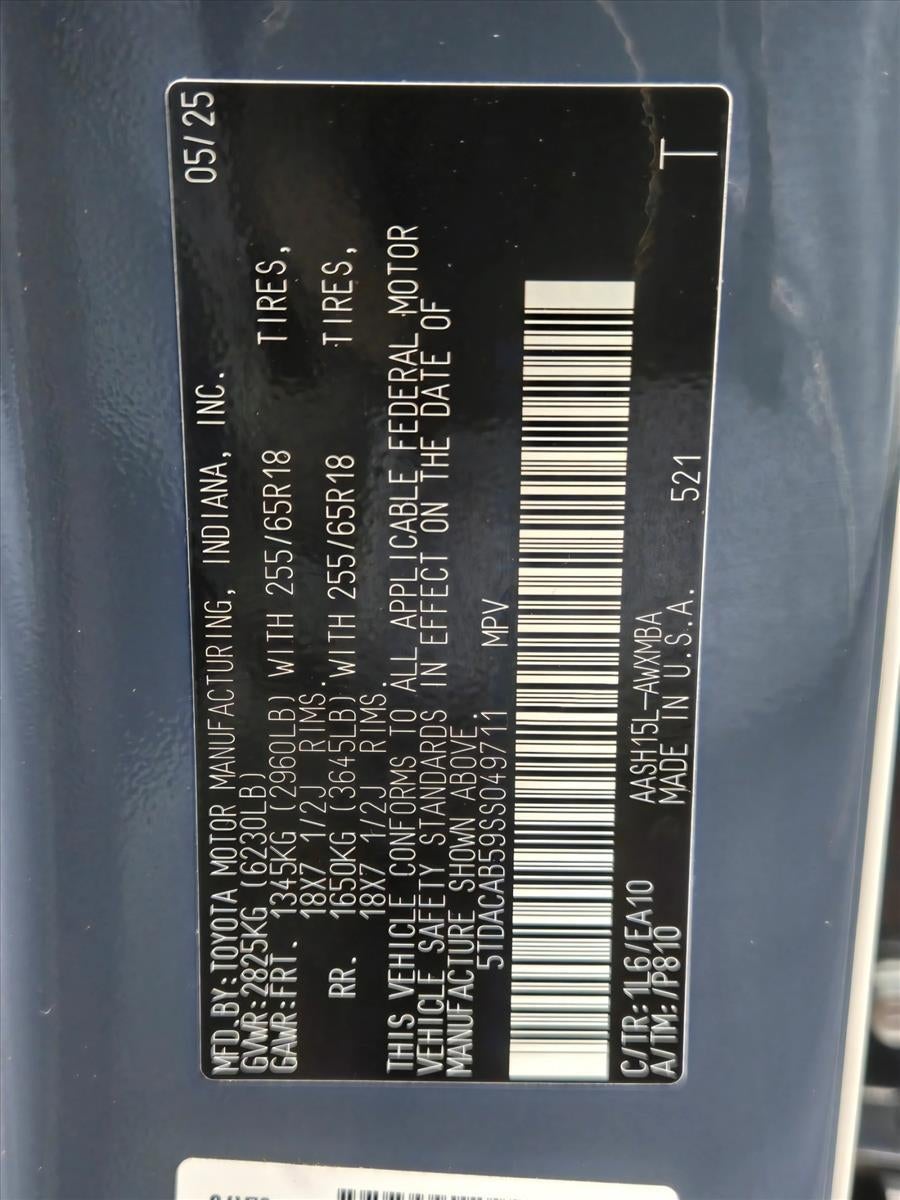 2025 Toyota Grand Highlander Hybrid XLE AWD (Natl)