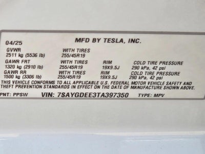 2026 Tesla Model Y Premium AWD