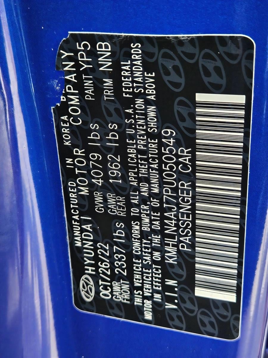 2023 Hyundai ELANTRA Hybrid Limited DCT
