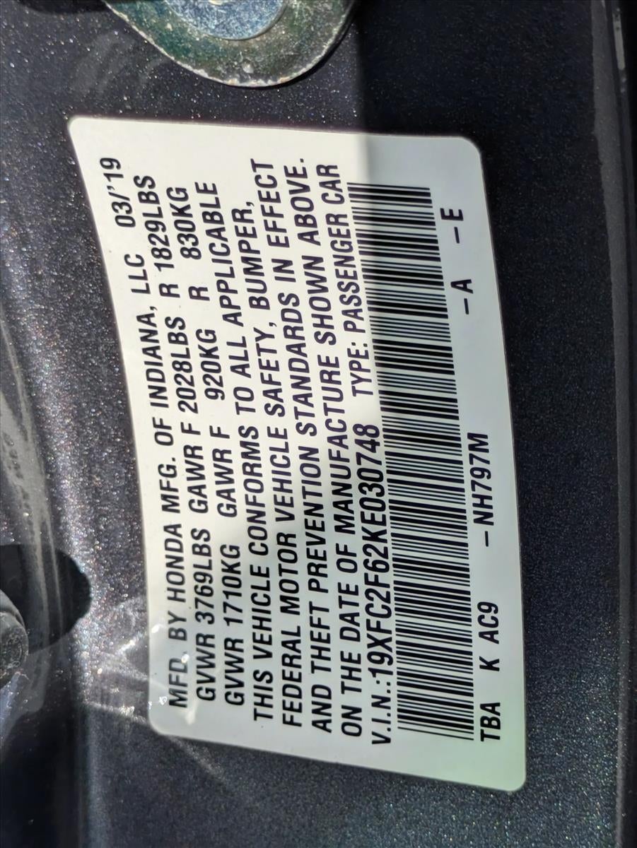 2019 Honda Civic Sedan LX CVT