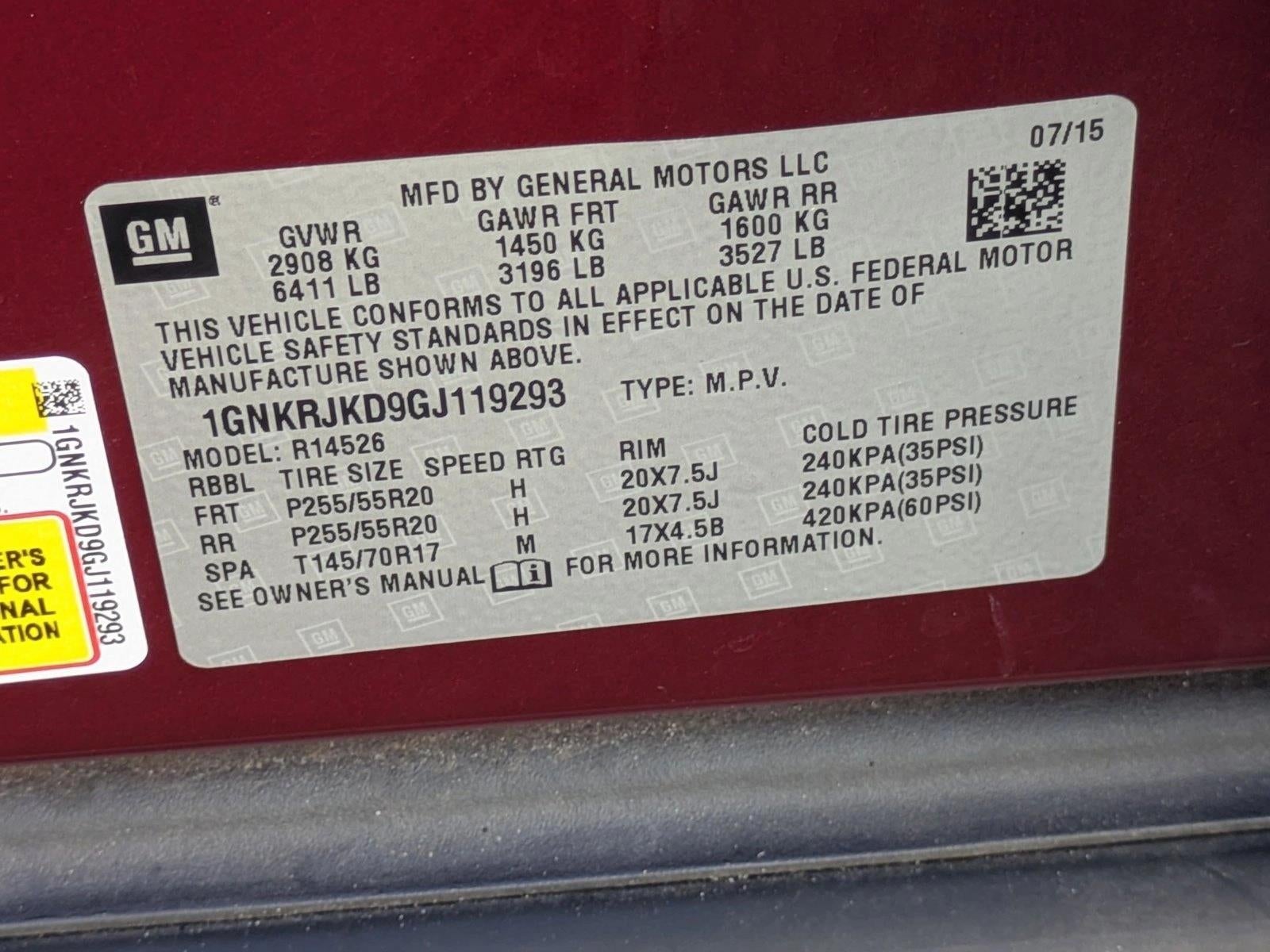 2016 Chevrolet Traverse FWD LTZ