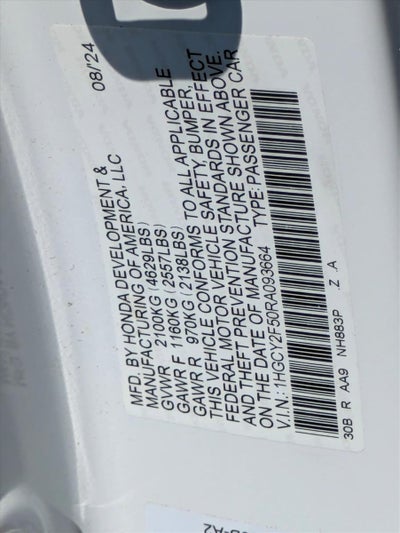2024 Honda Accord Hybrid Sport Sedan