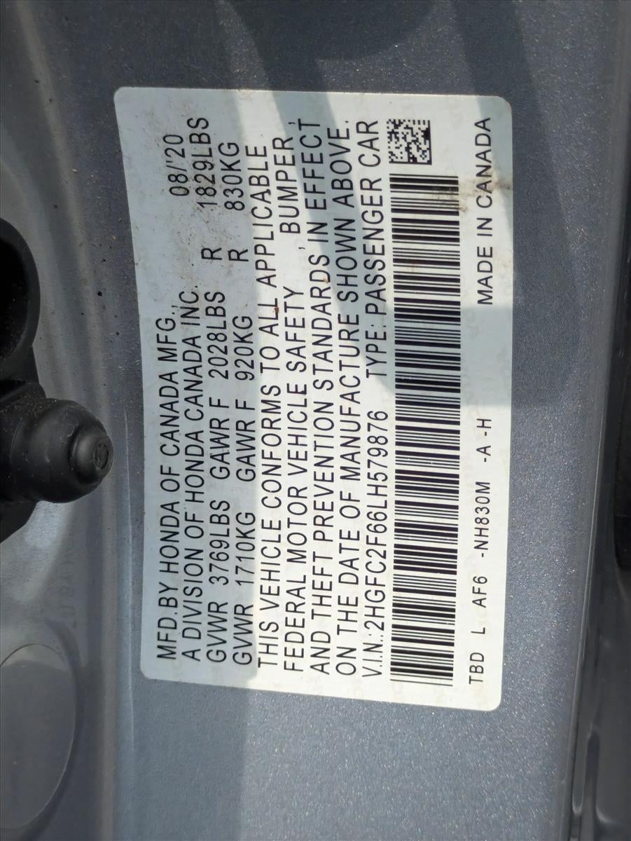 2020 Honda Civic Sedan LX CVT
