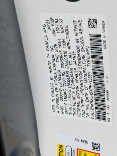 2023 Honda CR-V Hybrid Sport FWD