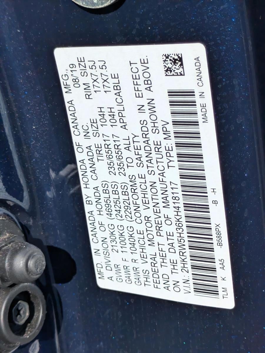2019 Honda CR-V LX 2WD