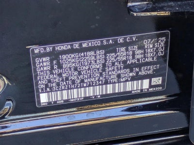 2026 Honda HR-V EX-L 2WD CVT