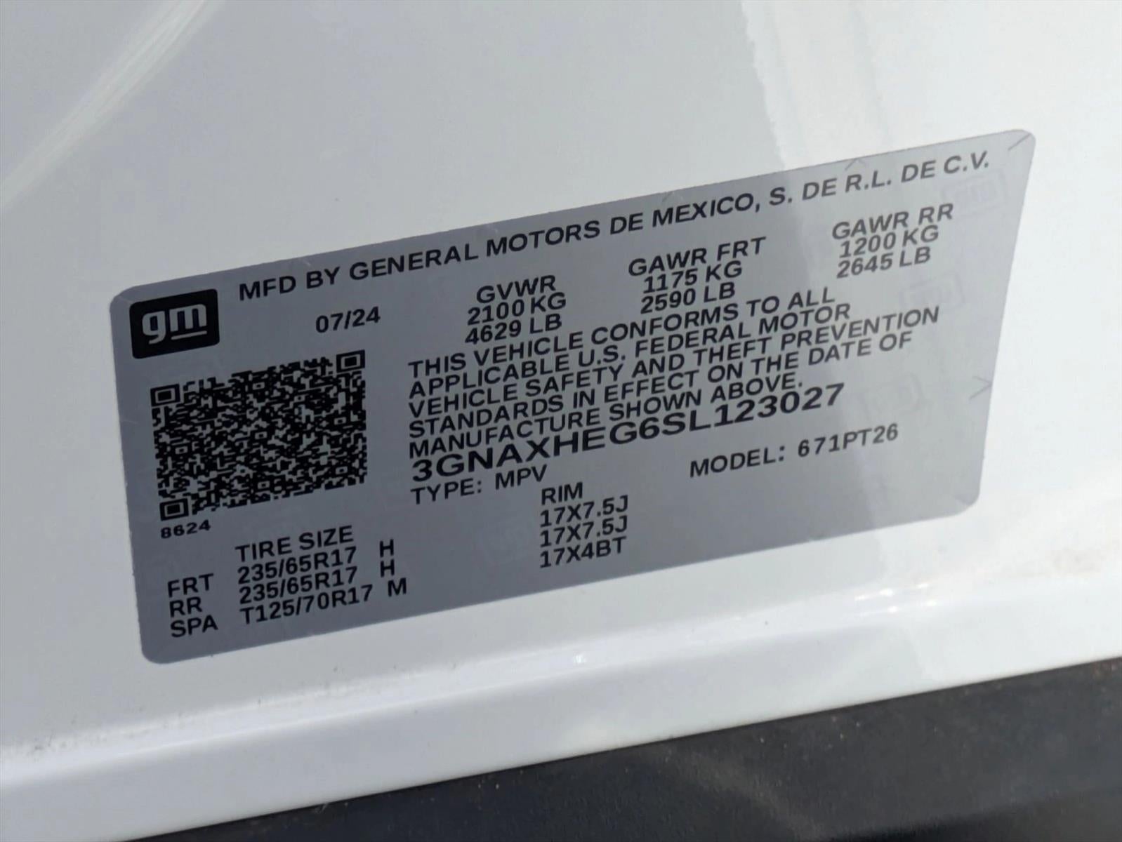 2025 Chevrolet Equinox FWD LT