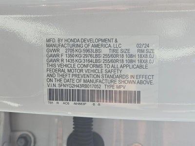 2024 Honda Pilot EX-L 8 Passenger 2WD