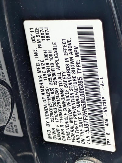2011 Honda Accord Crosstour EX-L 4WD