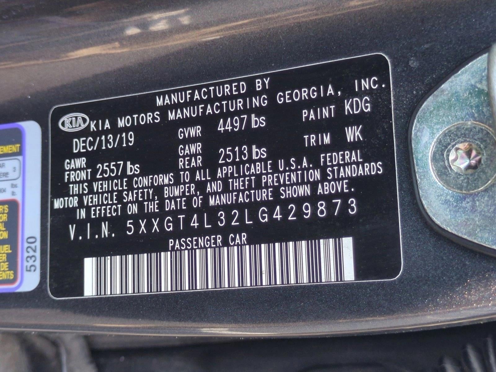 2020 Kia Optima SE Auto