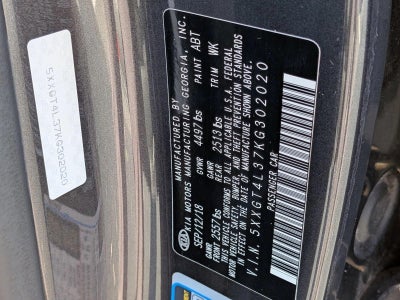 2019 Kia Optima LX Auto