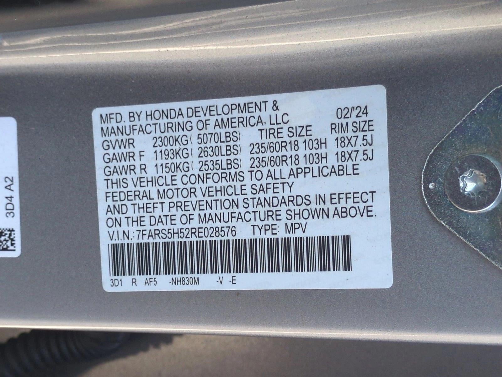 2024 Honda CR-V Hybrid Sport FWD