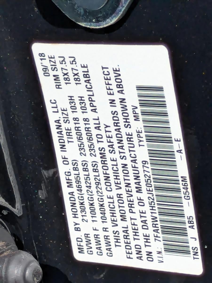 2018 Honda CR-V EX 2WD