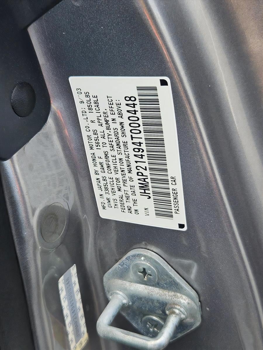 2004 Honda S2000 Base