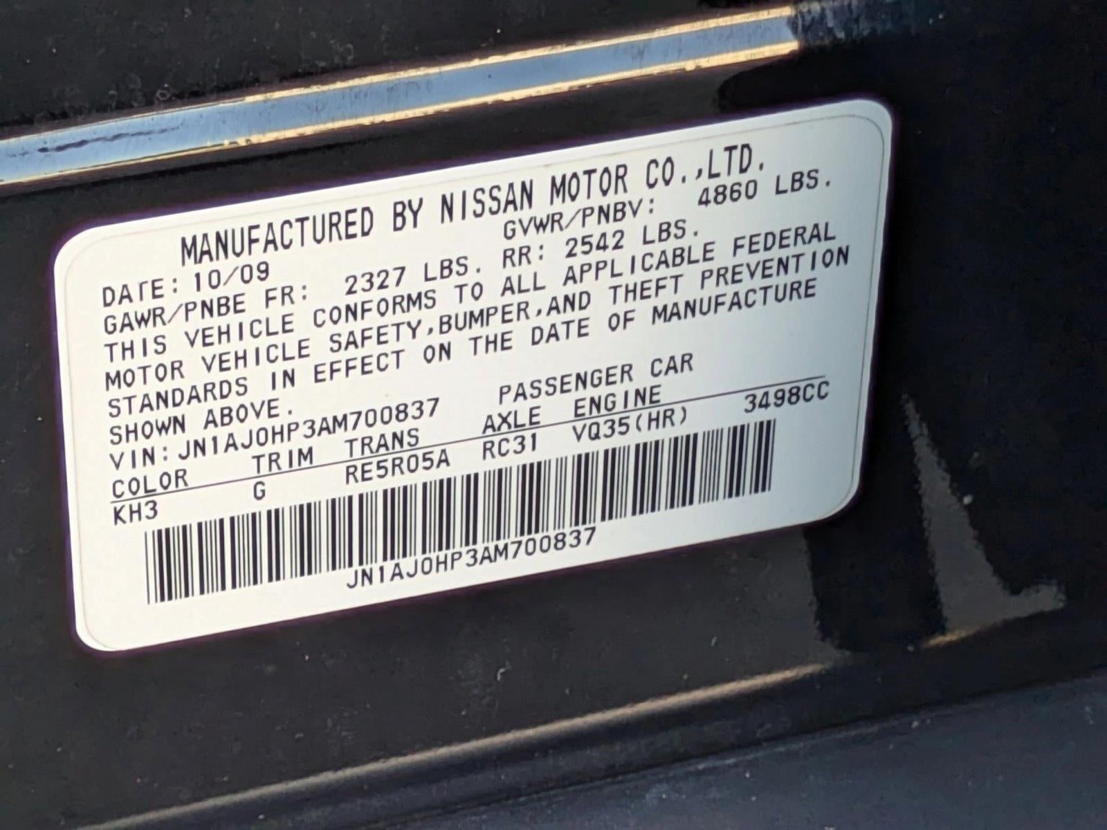 2010 INFINITI EX35 RWDJourney