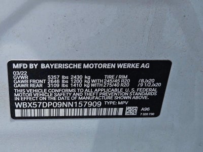 2022 BMW X3 xDrive30i Sports Activity Vehicle