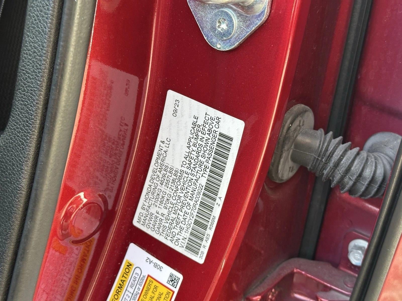 2024 Honda Accord Hybrid Sport-L Sedan