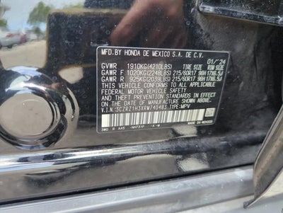 2024 Honda HR-V LX 2WD CVT