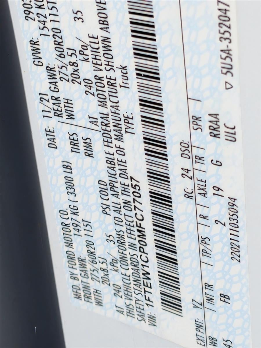 2021 Ford F-150 XLT 2WD SuperCrew 5.5' Box