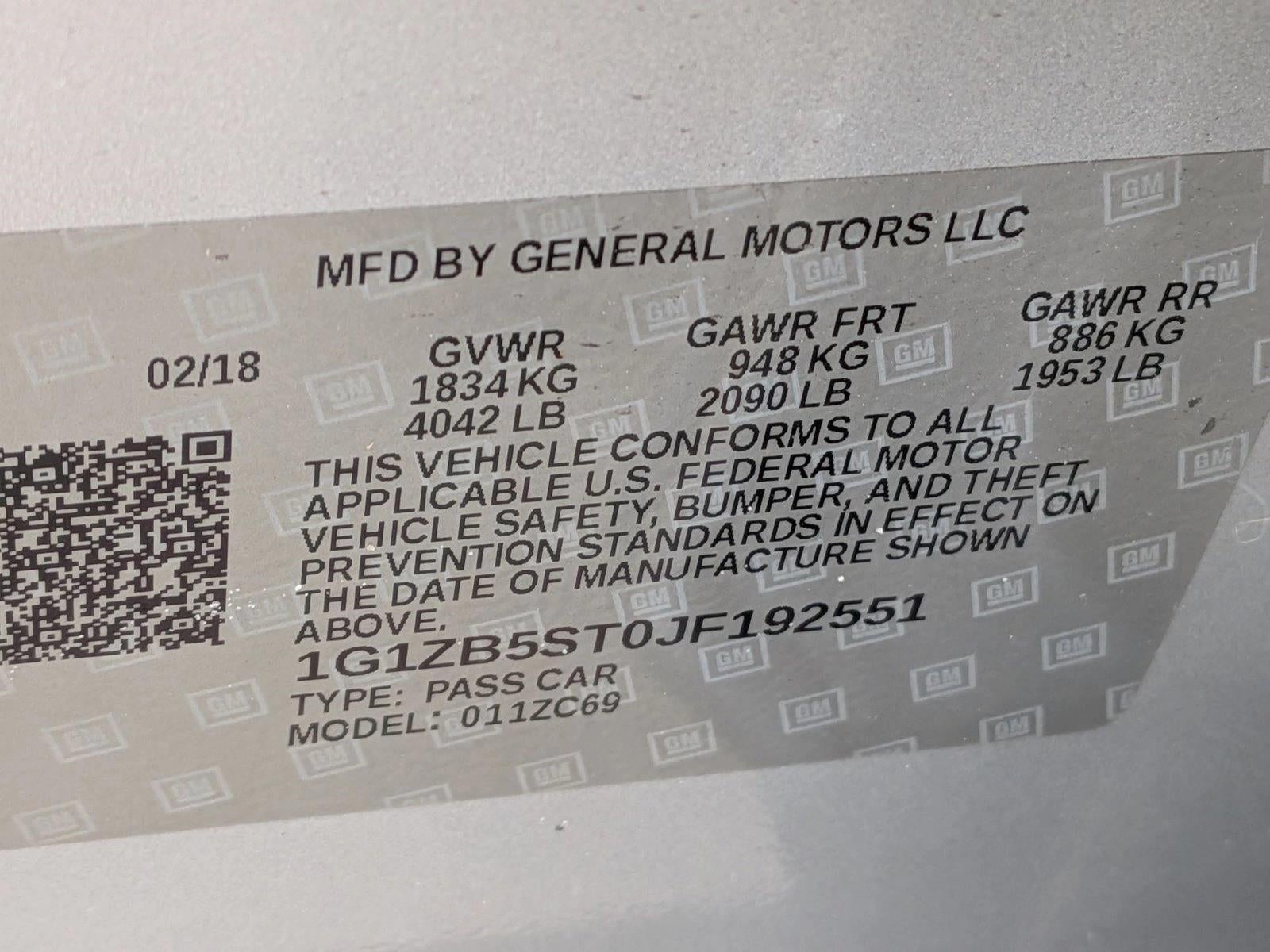 2018 Chevrolet Malibu LS