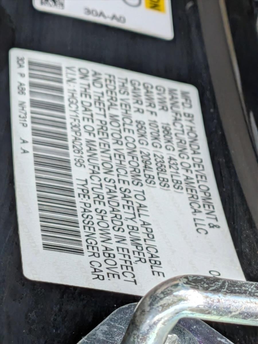 2023 Honda Accord Sedan EX CVT