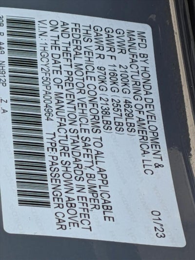 2023 Honda Accord Hybrid Sport Sedan