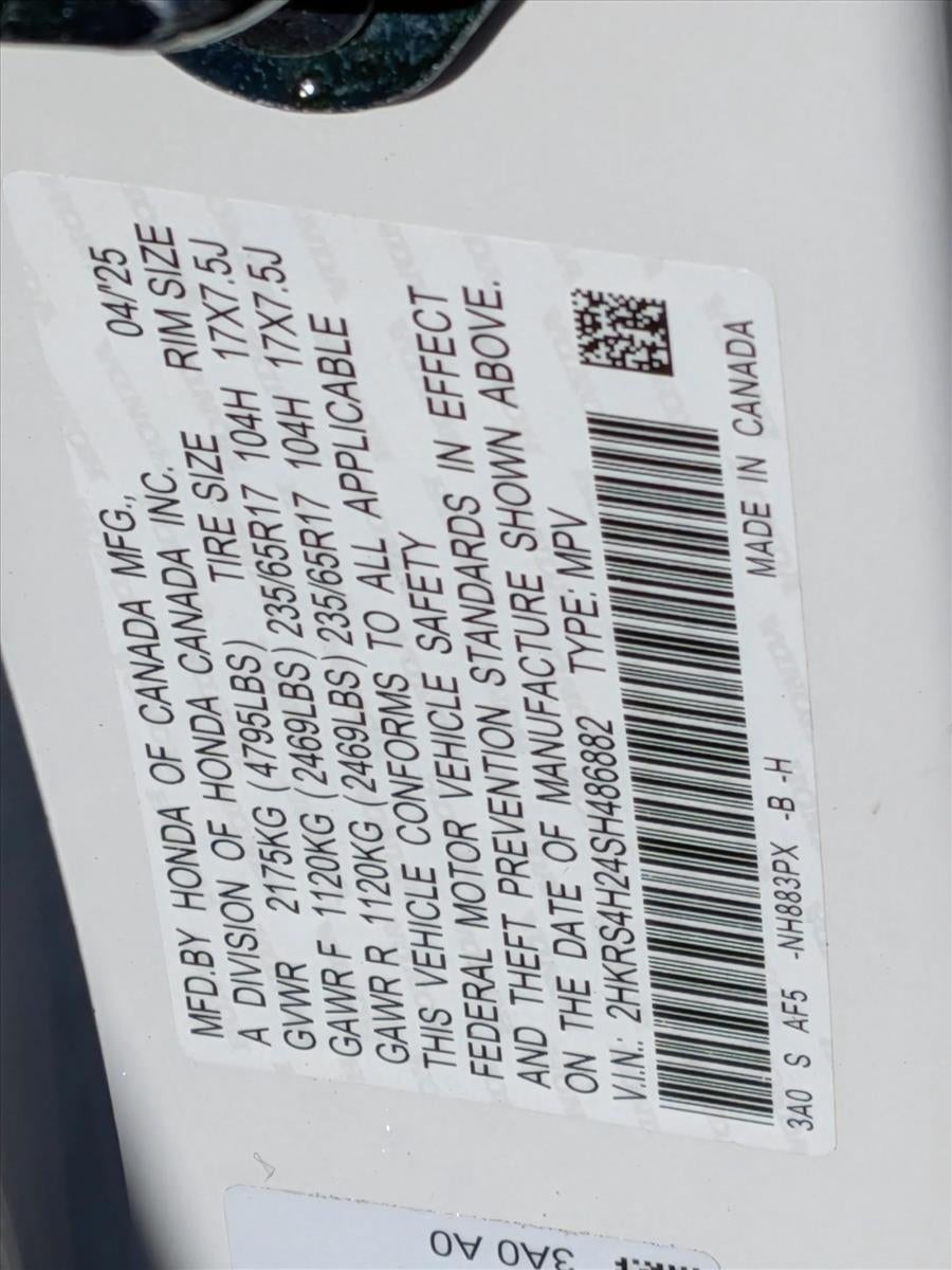 2025 Honda CR-V LX AWD