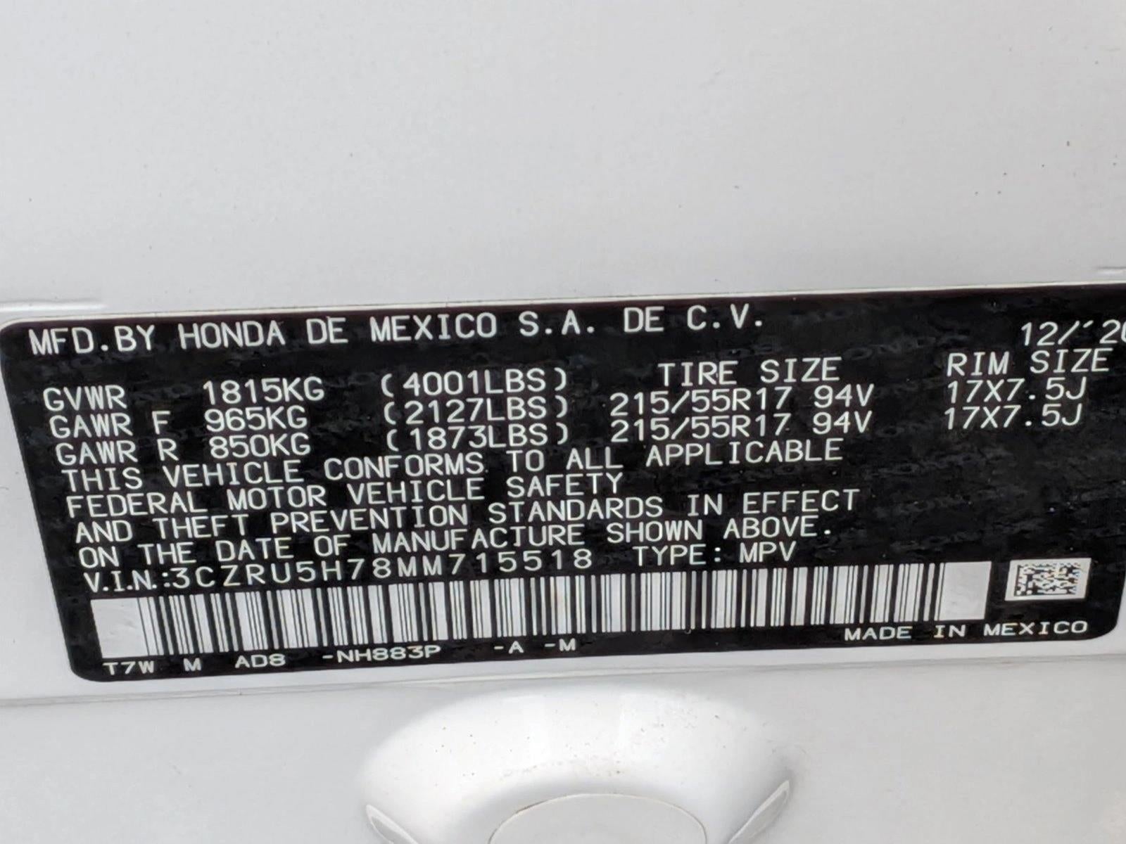 2021 Honda HR-V EX-L 2WD CVT