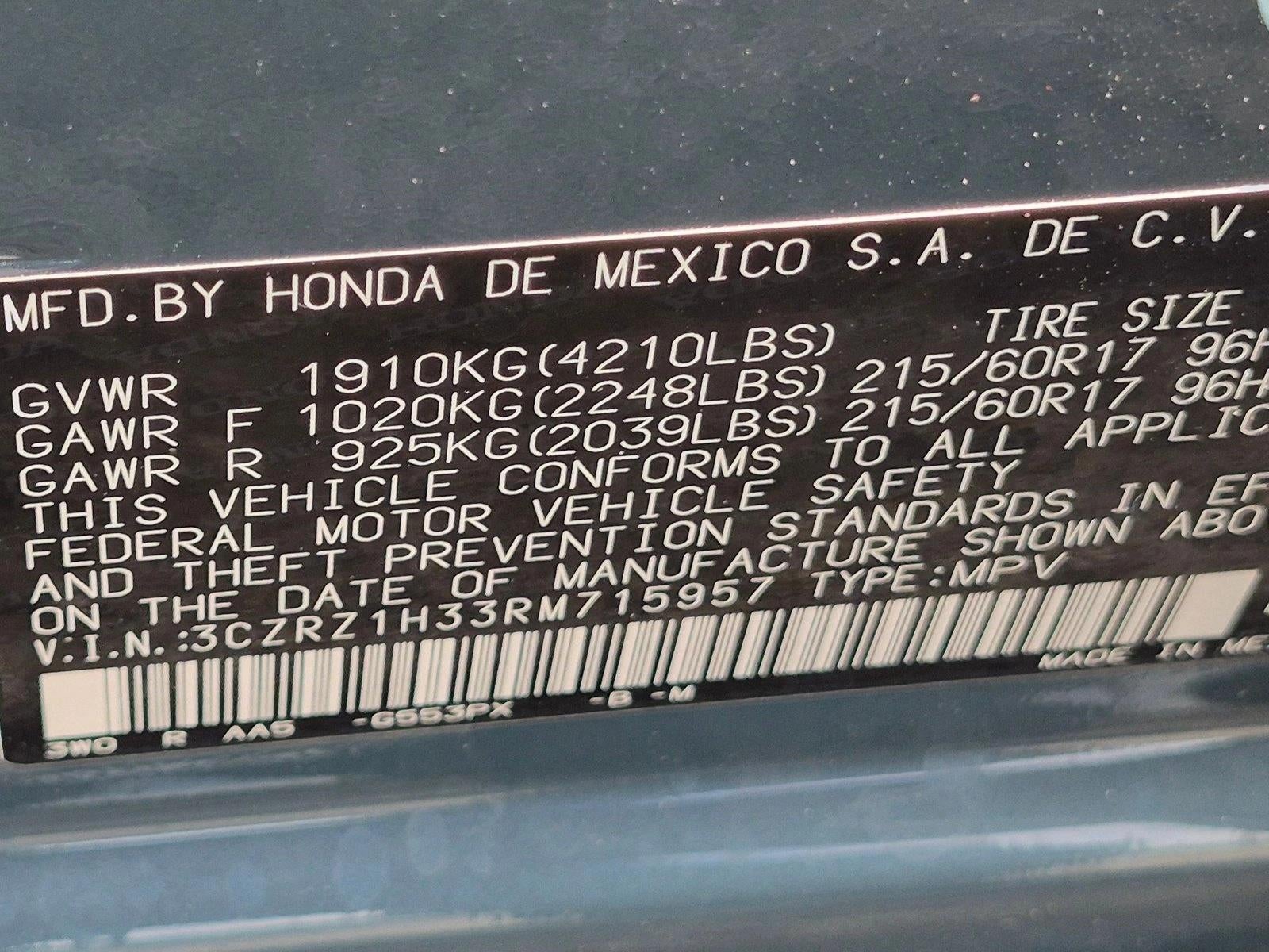 2024 Honda HR-V LX 2WD CVT