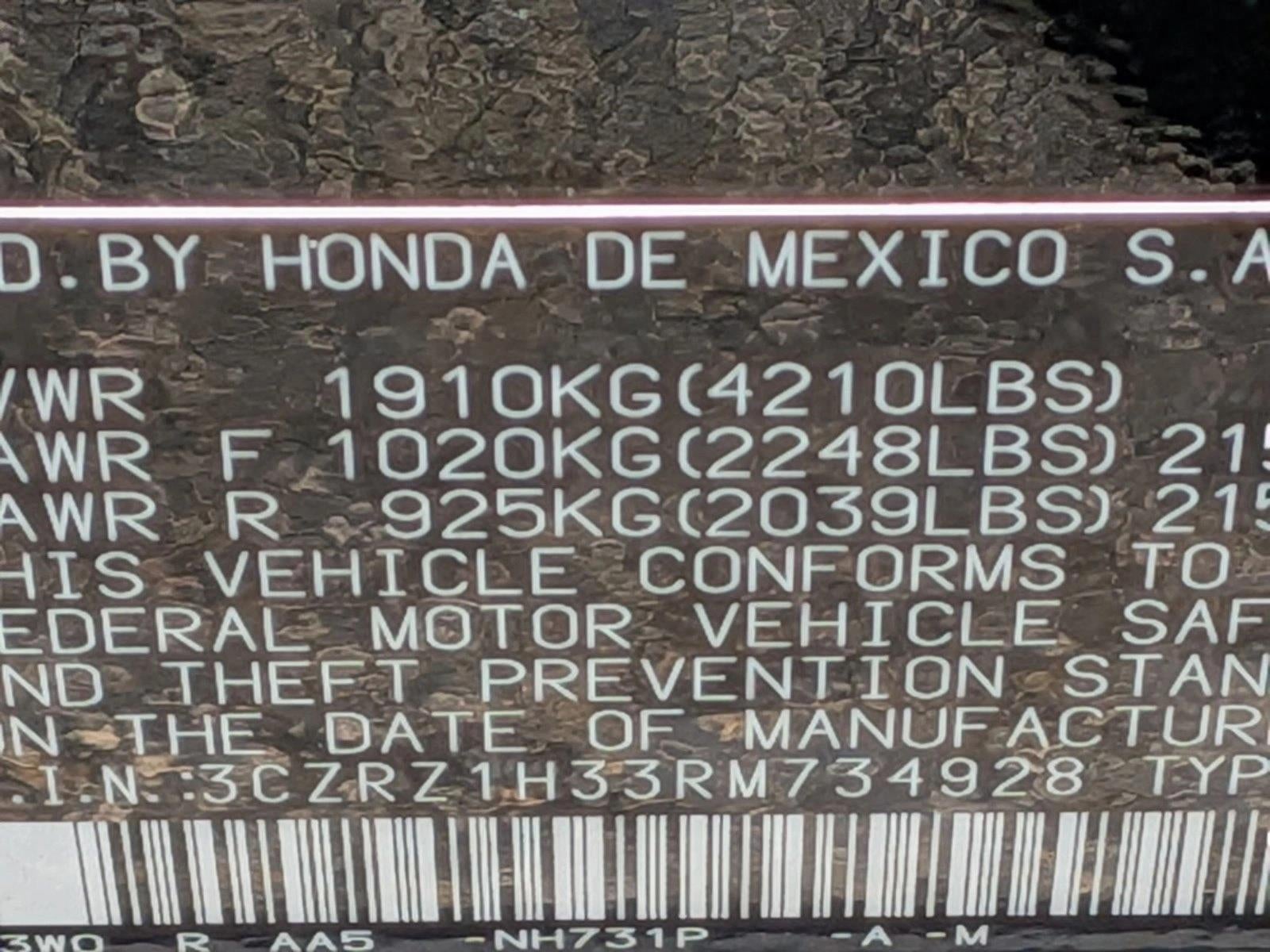 2024 Honda HR-V LX 2WD CVT