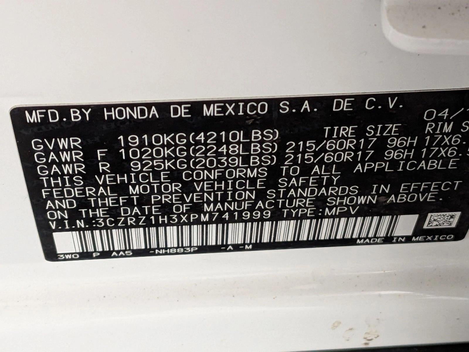 2023 Honda HR-V LX 2WD CVT