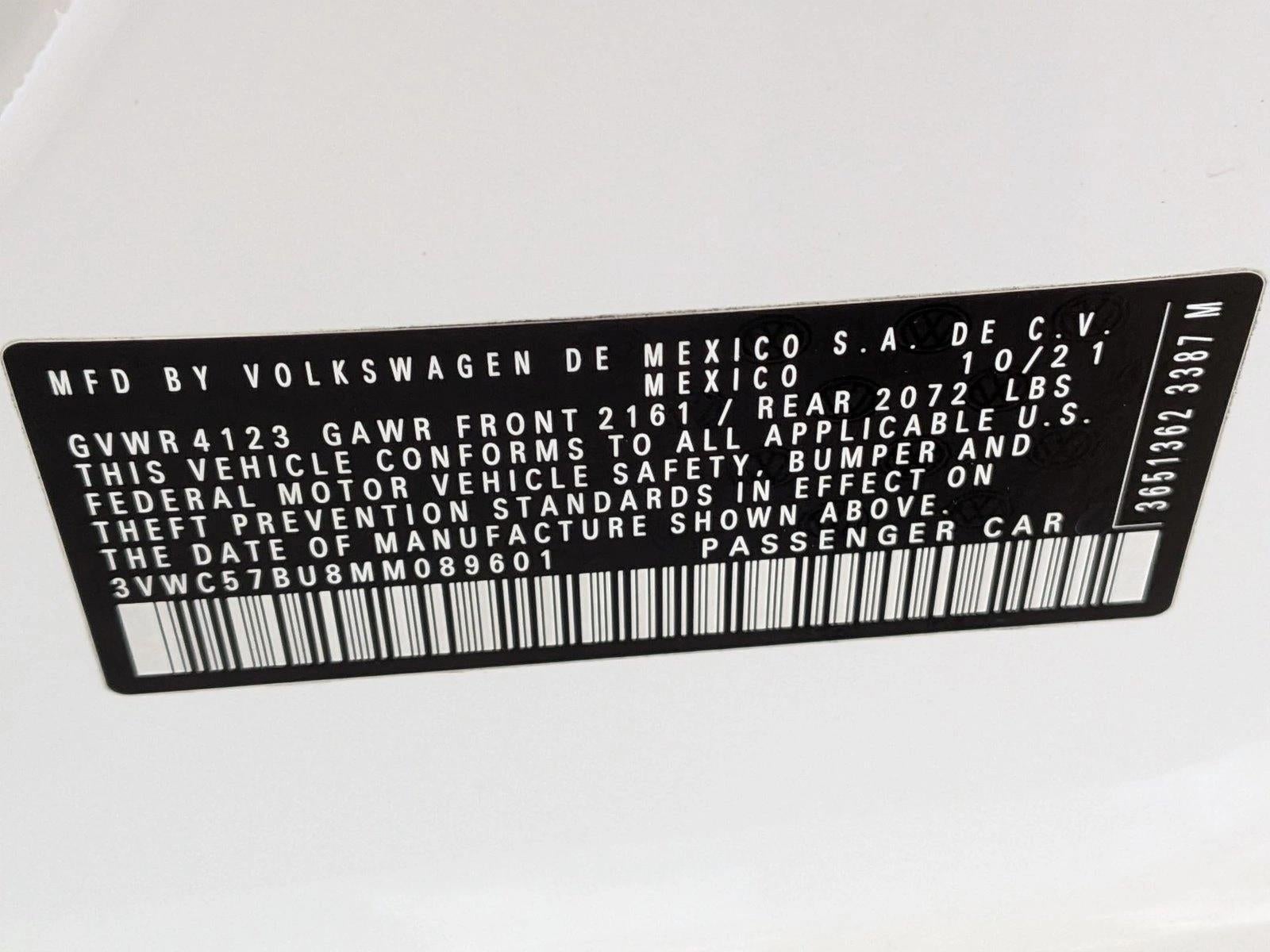 2021 Volkswagen Jetta SE Auto