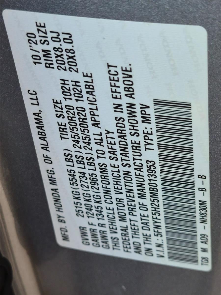 2021 Honda Pilot Special Edition 2WD