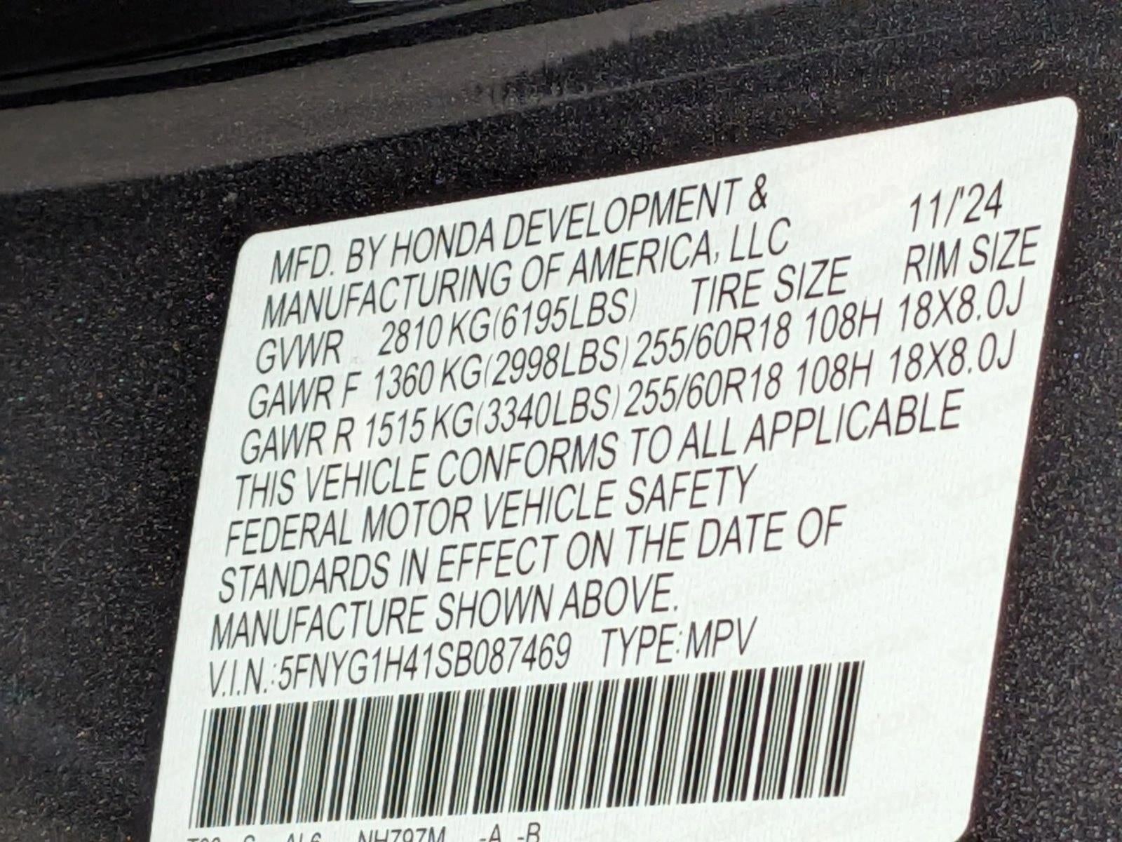 2025 Honda Pilot EX-L AWD