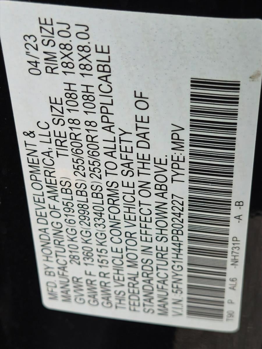 2023 Honda Pilot EX-L 8 Passenger AWD