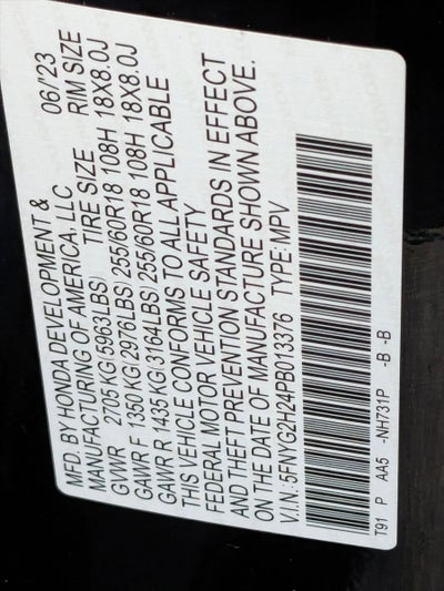 2023 Honda Pilot LX 2WD