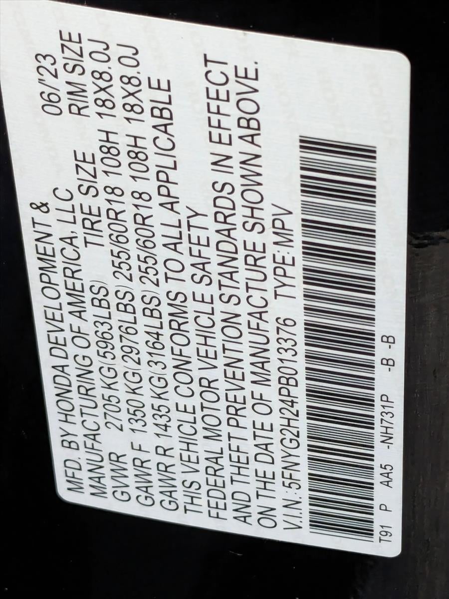 2023 Honda Pilot LX 2WD