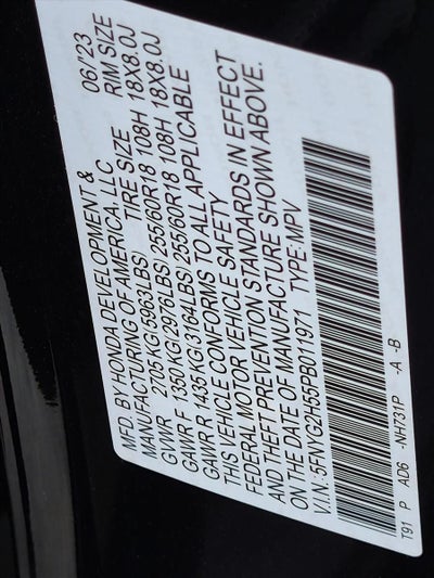 2023 Honda Pilot EX-L 7 Passenger 2WD