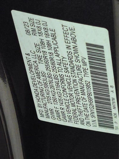 2023 Honda Pilot EX-L 7 Passenger 2WD