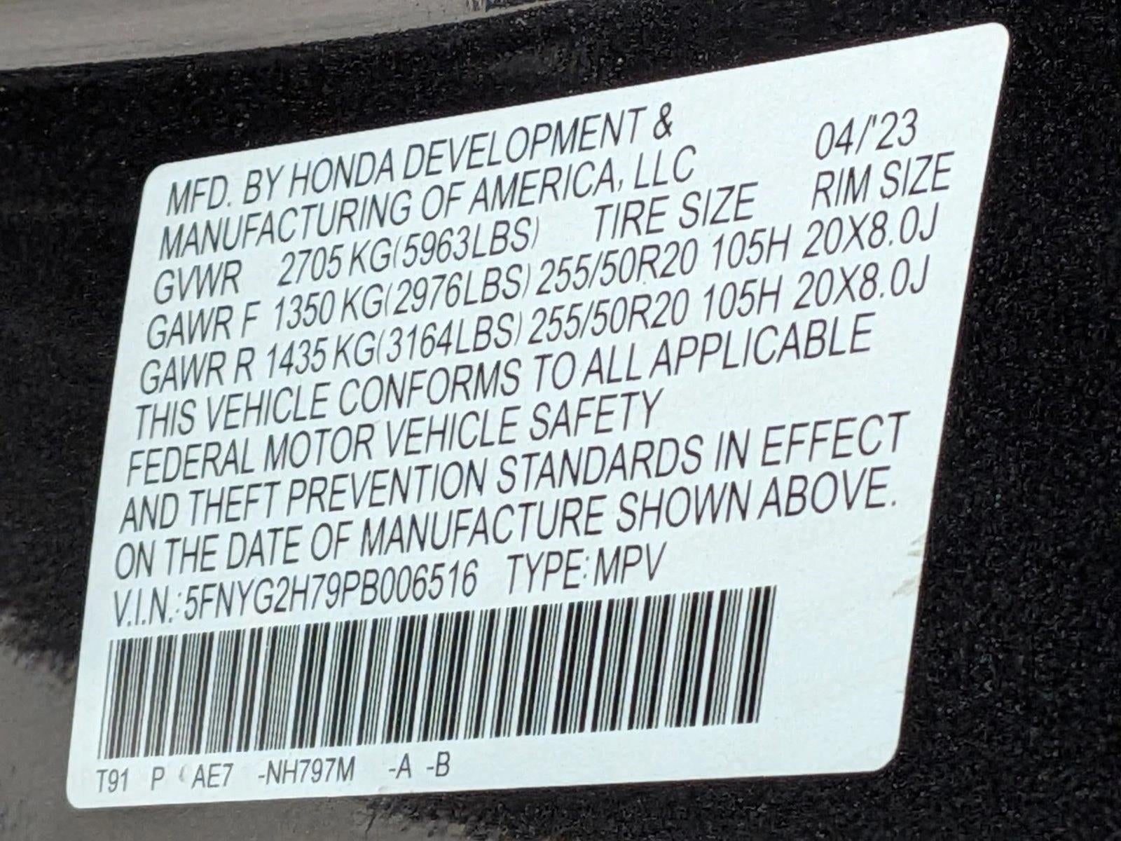 2023 Honda Pilot Touring 2WD