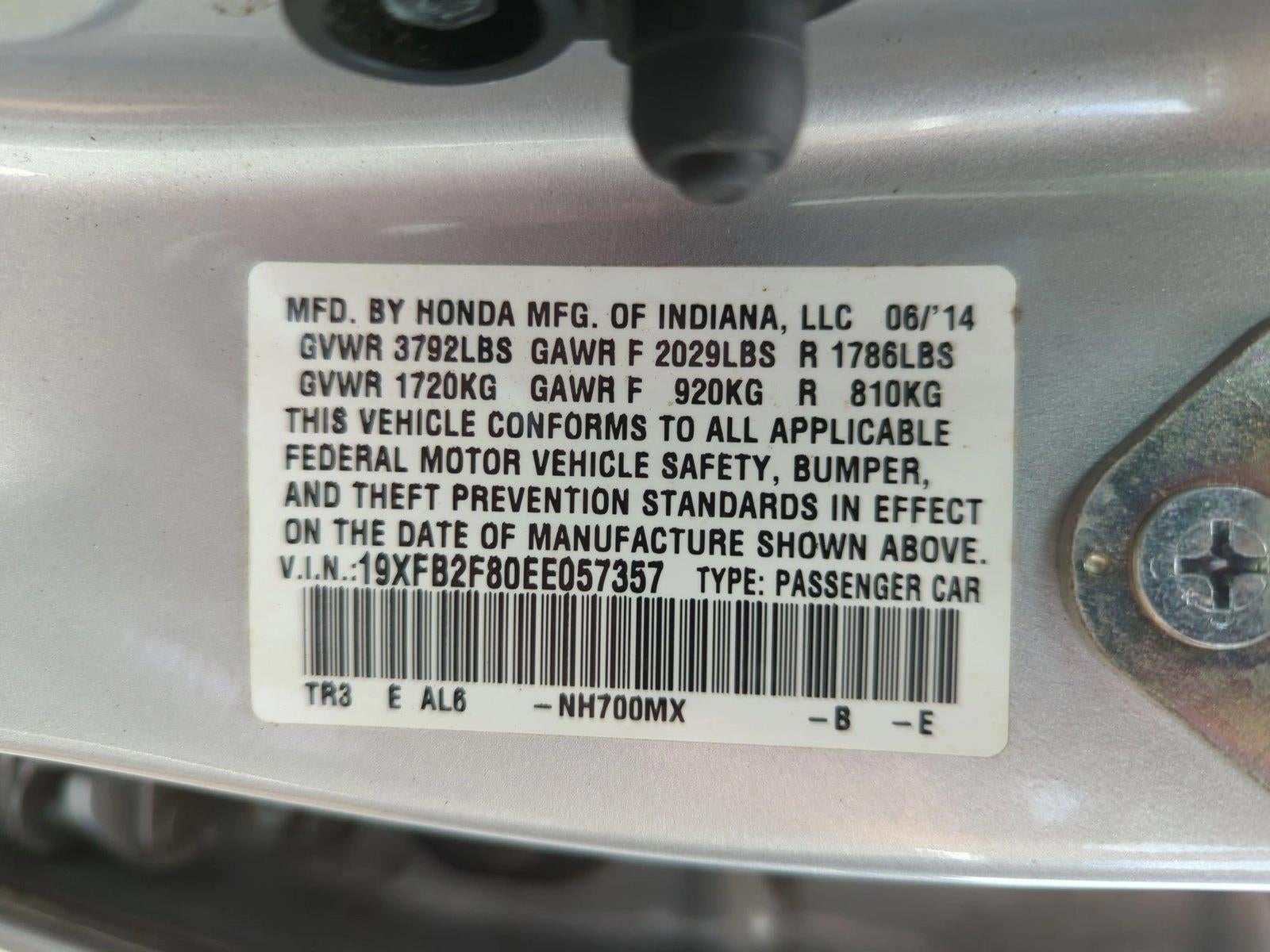 2014 Honda Civic Sedan EX CVT
