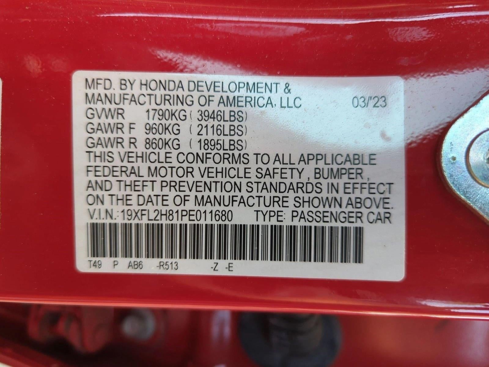 2023 Honda Civic Hatchback Sport CVT