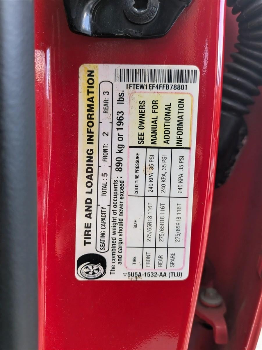2015 Ford F-150 4WD SuperCrew 5-1/2 Ft Box XLT