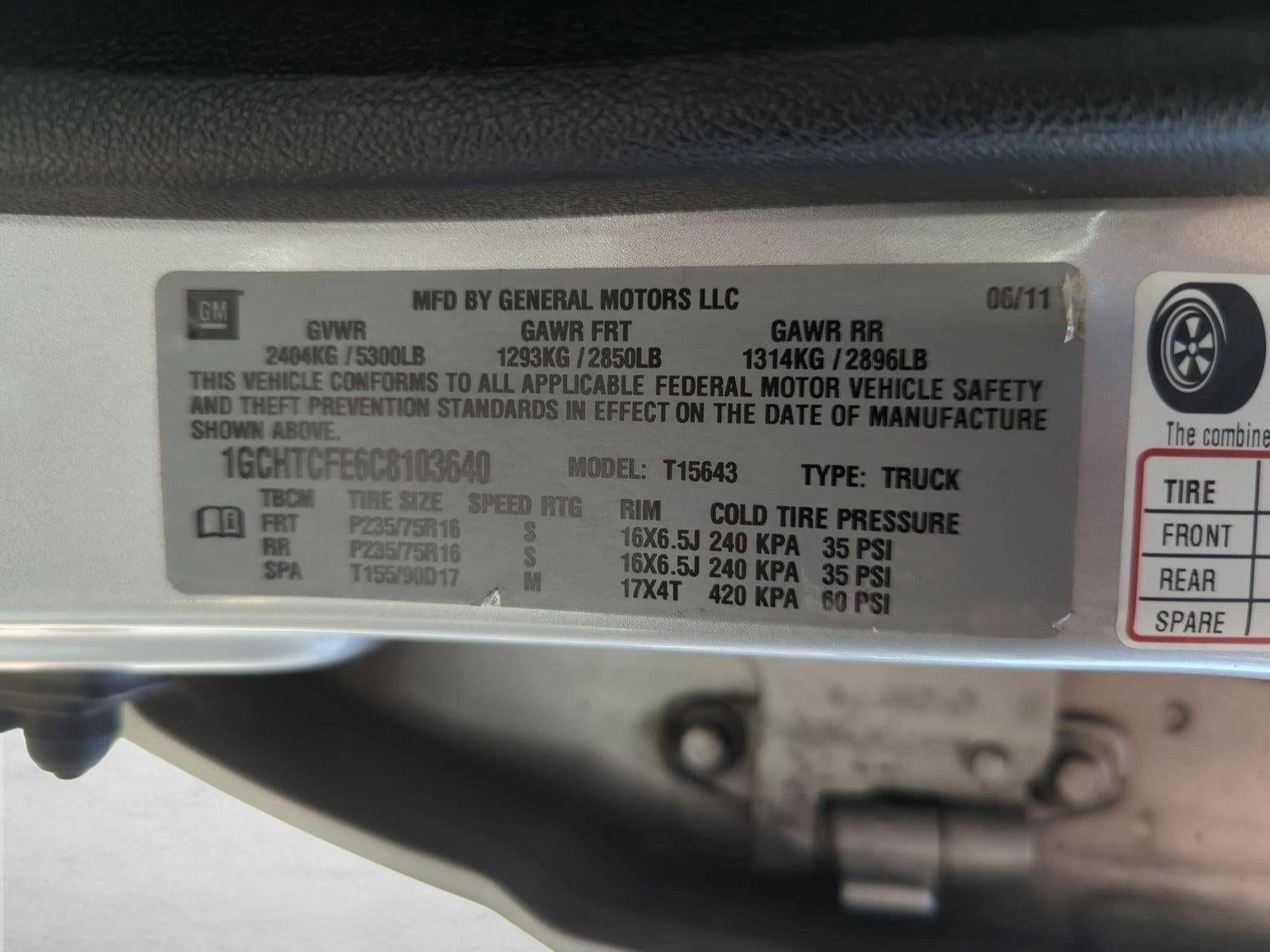 2012 Chevrolet Colorado Crew Cab 4-Wheel Drive 1LT