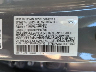 2024 Honda Accord Hybrid Sport Sedan