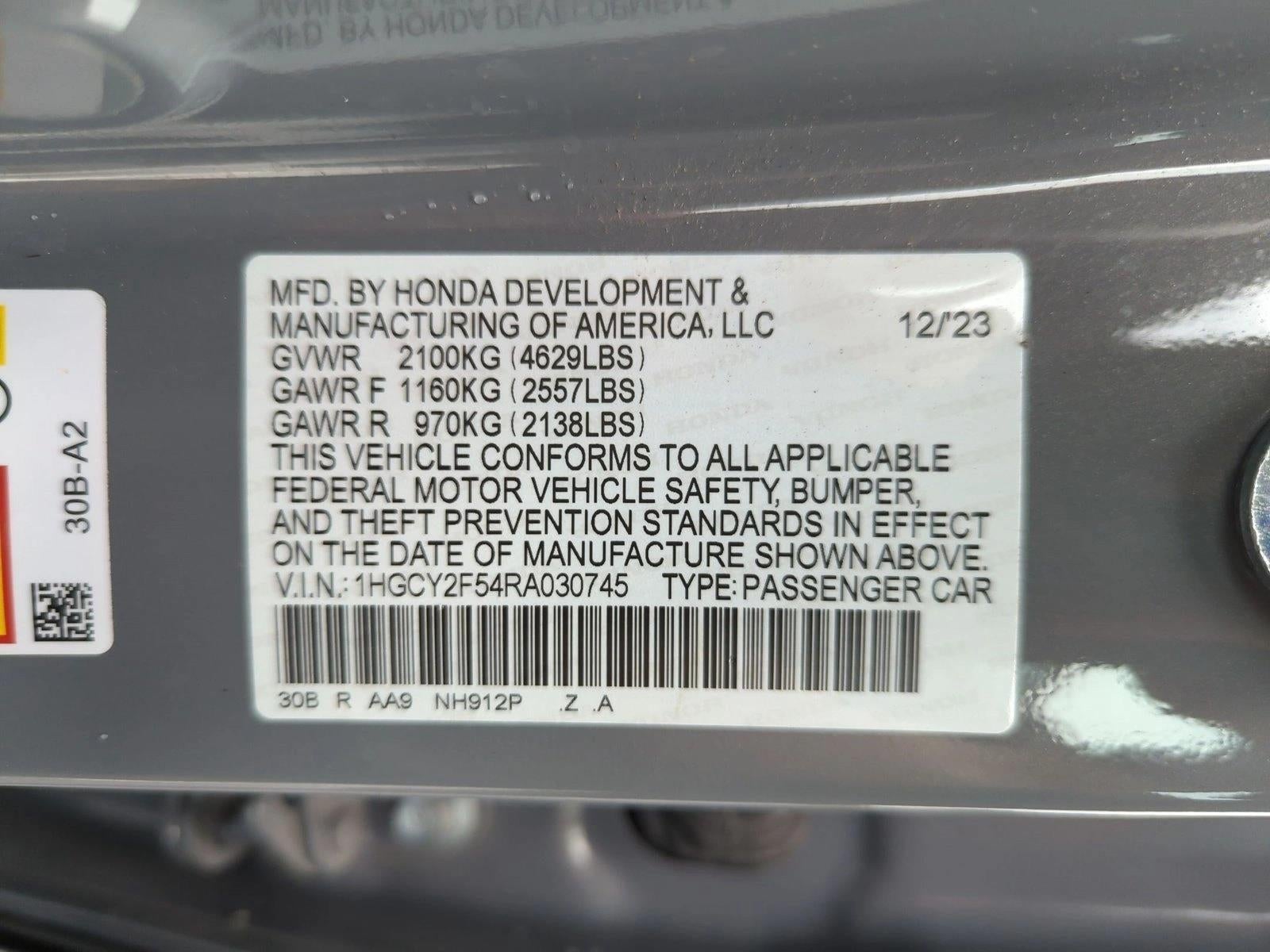 2024 Honda Accord Hybrid Sport Sedan